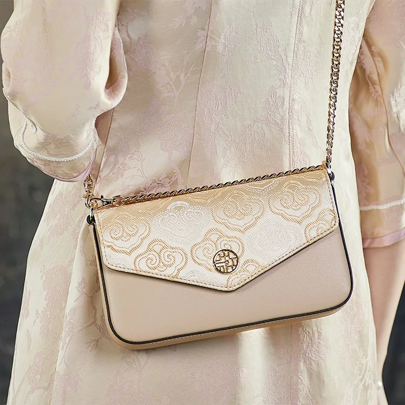 ZOOLER Cow Leather Crossbody Bags Trumpets Women's Cream Yellow/Apricot/Royal Blue/Forbidden Red/Han Dynasty Black-6