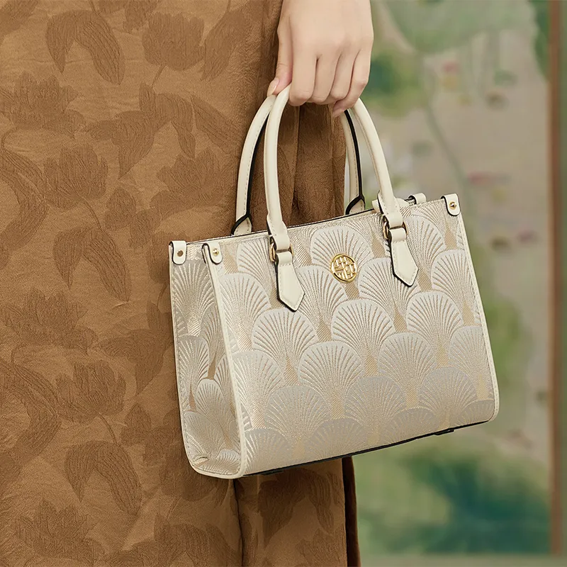 ZOOLER Cow Leather Crossbody Handbag Women's Elegant White-1