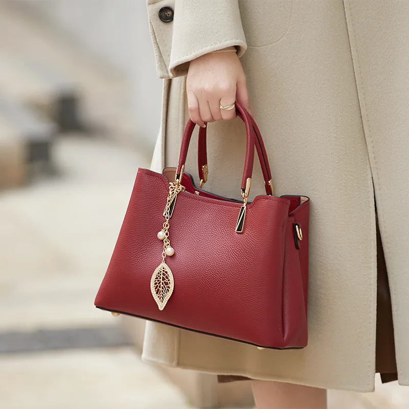 ZOOLER Top Grain Cow Leather Handbag Regular Women's Multicolor-6