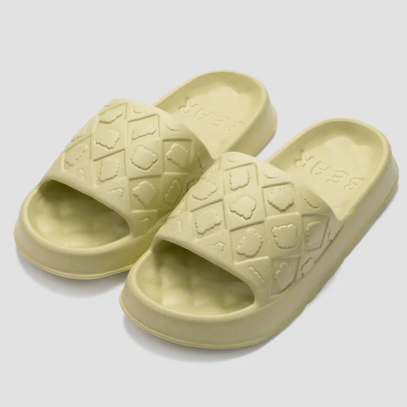 LATE TIME Minimalist Style Men's Summer Slippers, Indoor Home Bathing Couple Slippers, Unisex-11