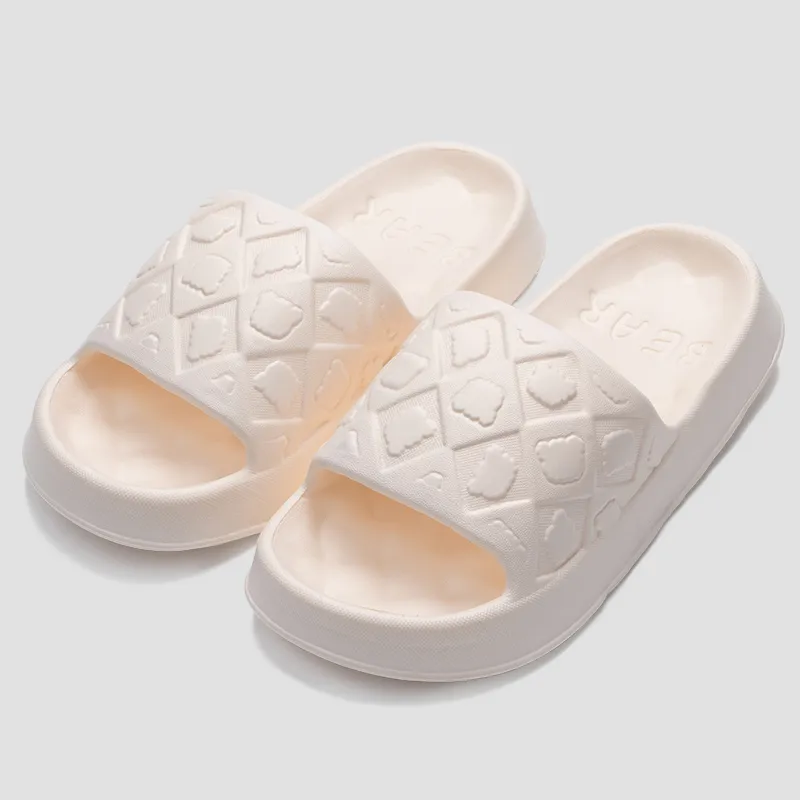 LATE TIME Minimalist Style Men's Summer Slippers, Indoor Home Bathing Couple Slippers, Unisex-5