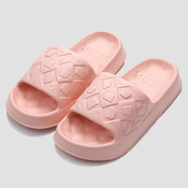 LATE TIME Minimalist Style Men's Summer Slippers, Indoor Home Bathing Couple Slippers, Unisex-13