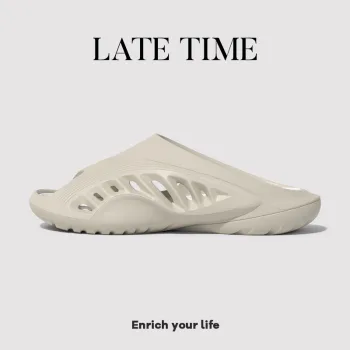 LATE TIME Men's Summer Sports Slippers, Outdoor & Indoor, Slip Resistant EVA Two Tone Platform, Home Slippers, Unisex