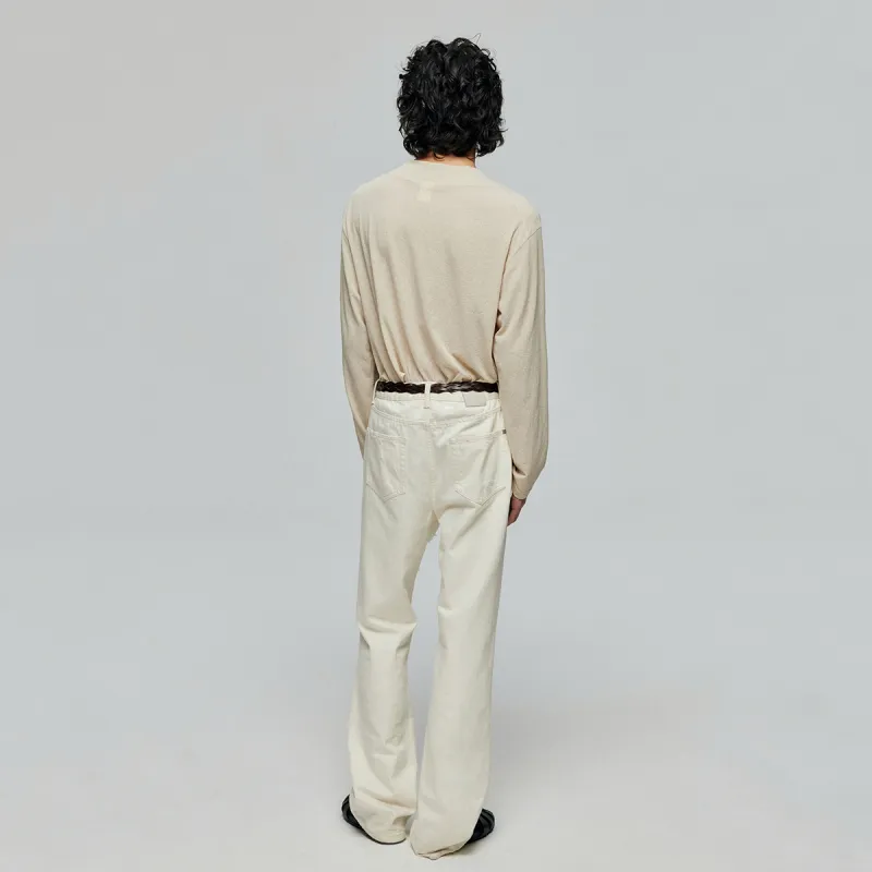 SIMPLE PROJECT Jeans Unisex White-3