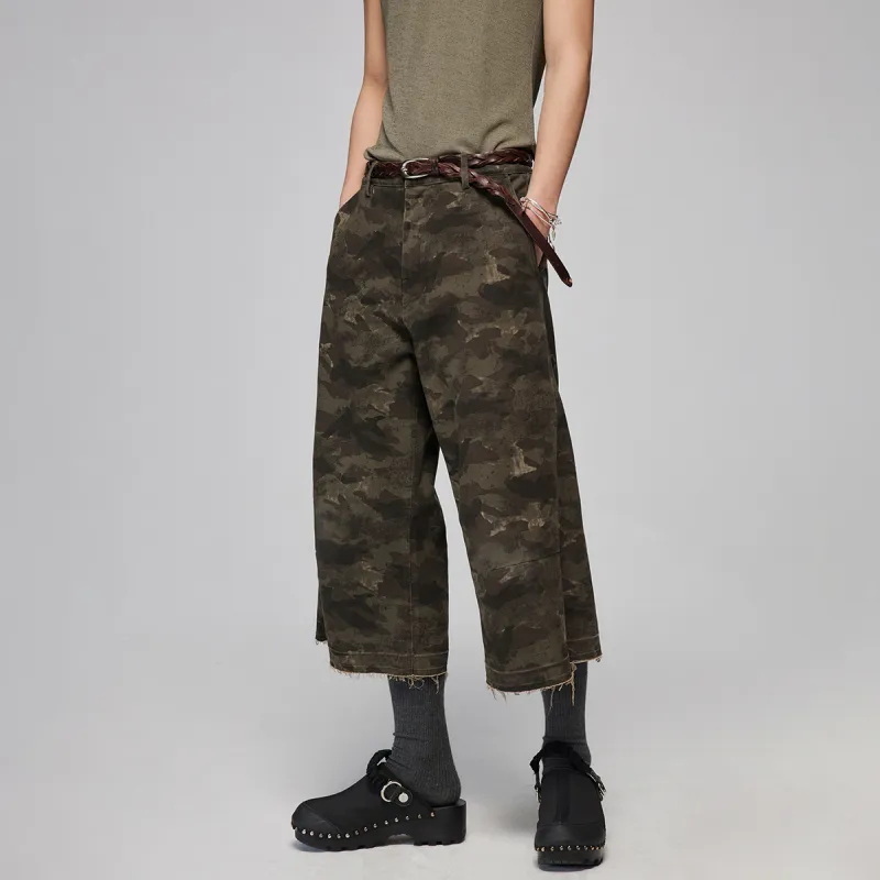 SIMPLE PROJECT Casual Pants Unisex Camouflage-4