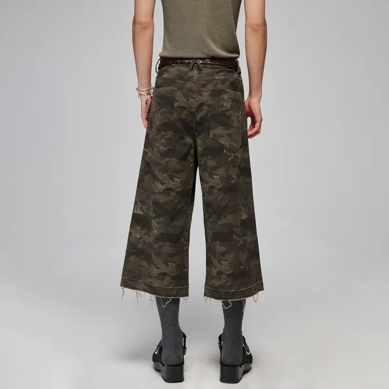 SIMPLE PROJECT Casual Pants Unisex Camouflage-3
