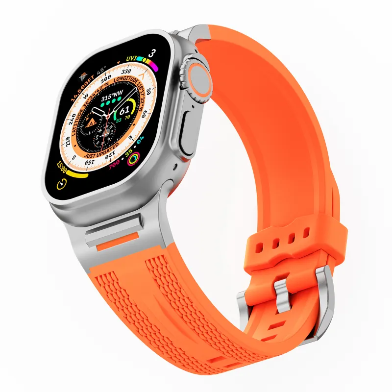 NCFCK Watch Band Apple Compatibility Silicone Material-29