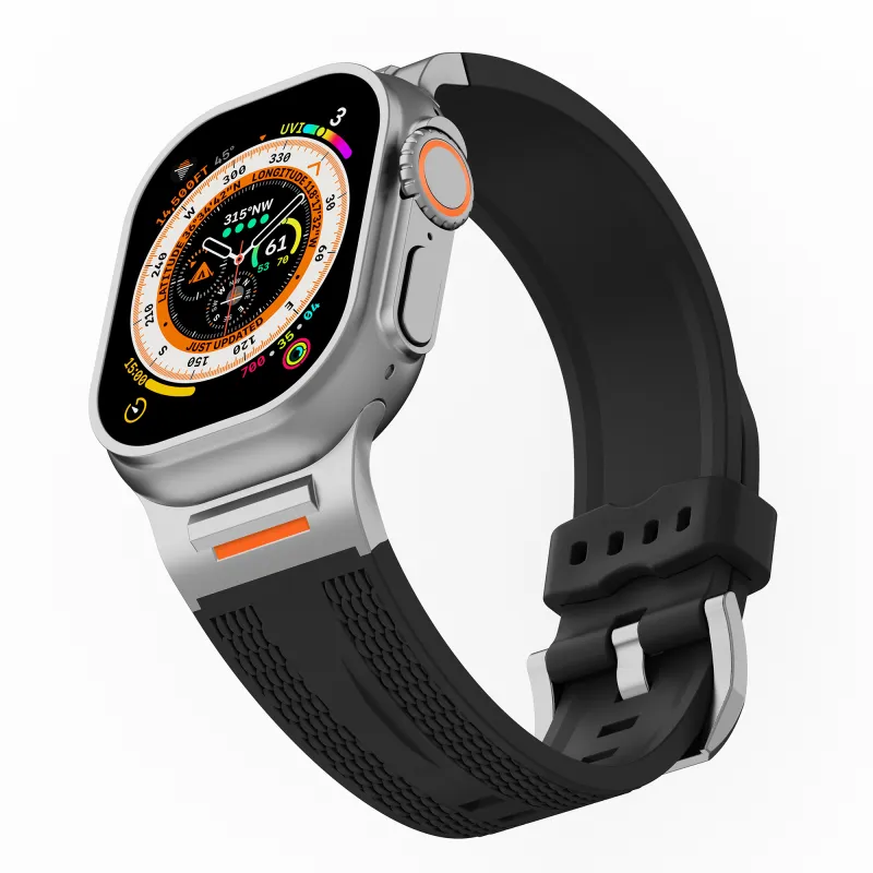 NCFCK Watch Band Apple Compatibility Silicone Material-32