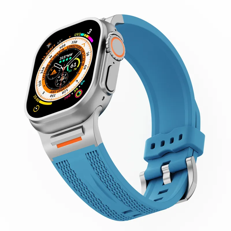 NCFCK Watch Band Apple Compatibility Silicone Material-26