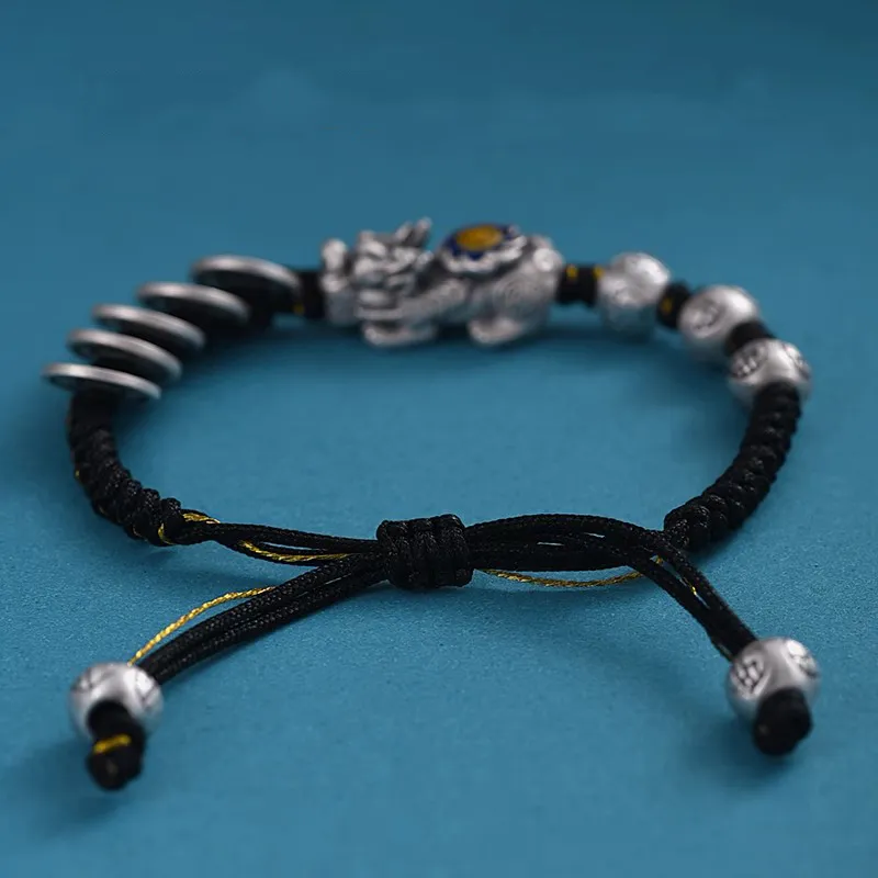 Brahmacharya 999 Fine Silver Bracelets Unisex-3