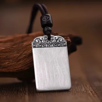 Brahmacharya 999 Fine Silver Necklaces Unisex
