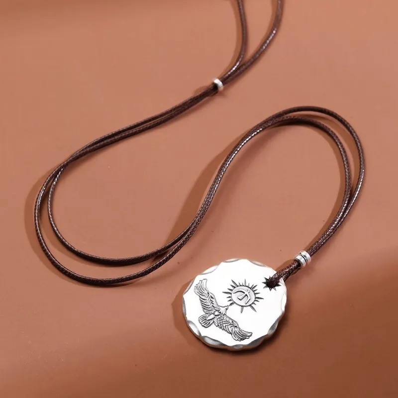 Brahmacharya 999 Fine Silver Pendants Unisex-3