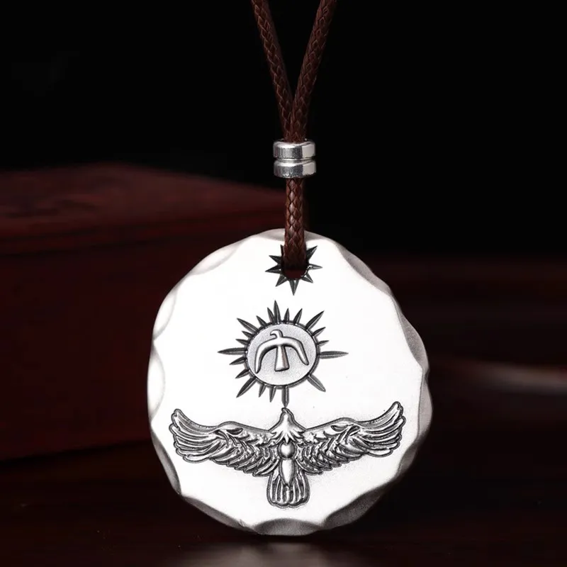 Brahmacharya 999 Fine Silver Pendants Unisex-1
