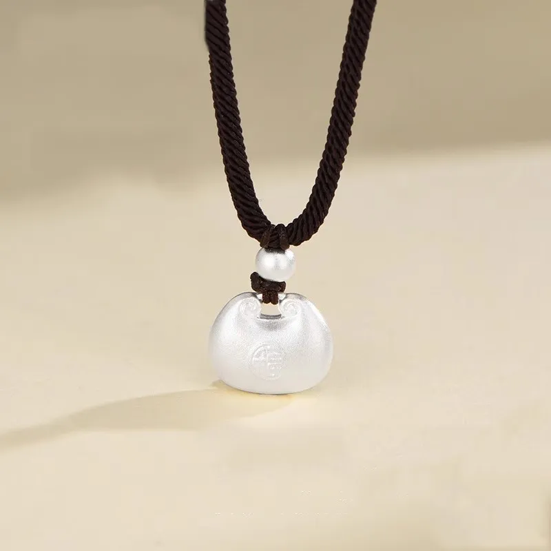 Brahmacharya 999 Fine Silver Necklaces Unisex-1