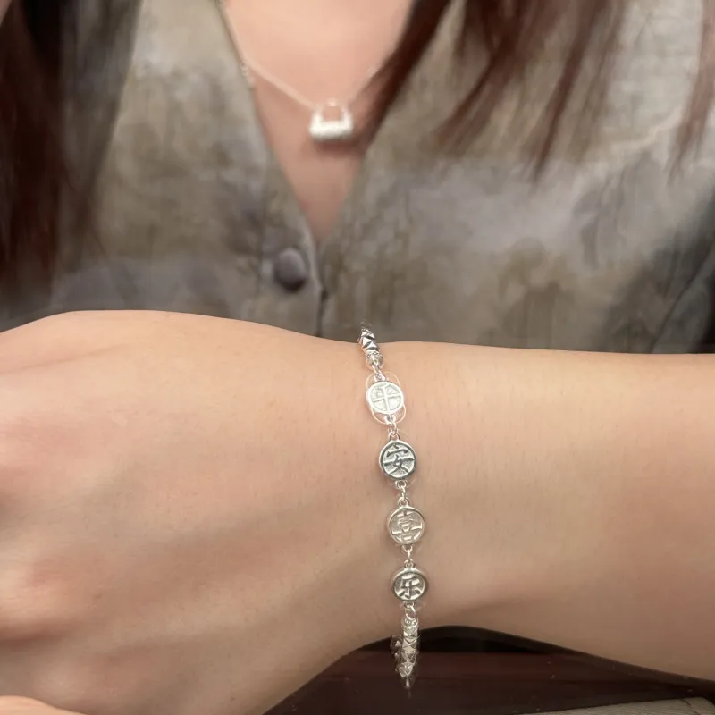 Brahmacharya 999 Fine Silver Bracelets Women's-2