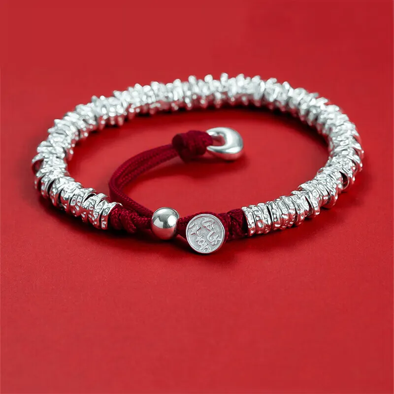 Brahmacharya 999 Fine Silver Wealth And Prosperity Bracelet Unisex-1