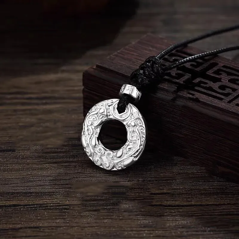 Brahmacharya 999 Fine Silver Necklaces Unisex-2