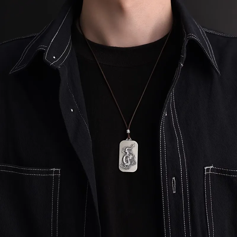 Brahmacharya 999 Fine Silver Necklaces Unisex-2