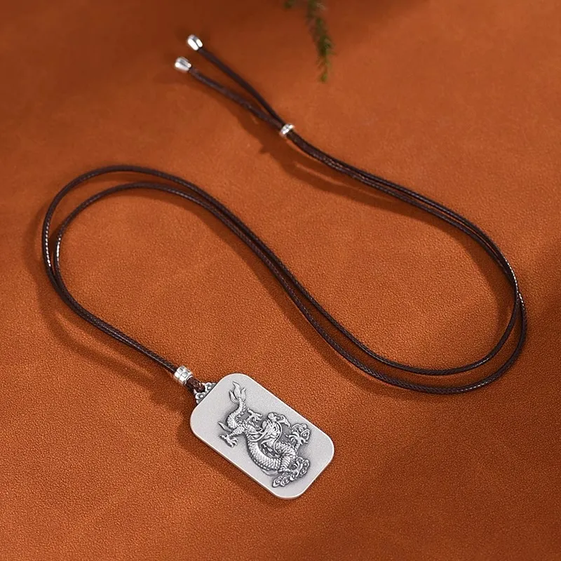 Brahmacharya 999 Fine Silver Necklaces Unisex-4