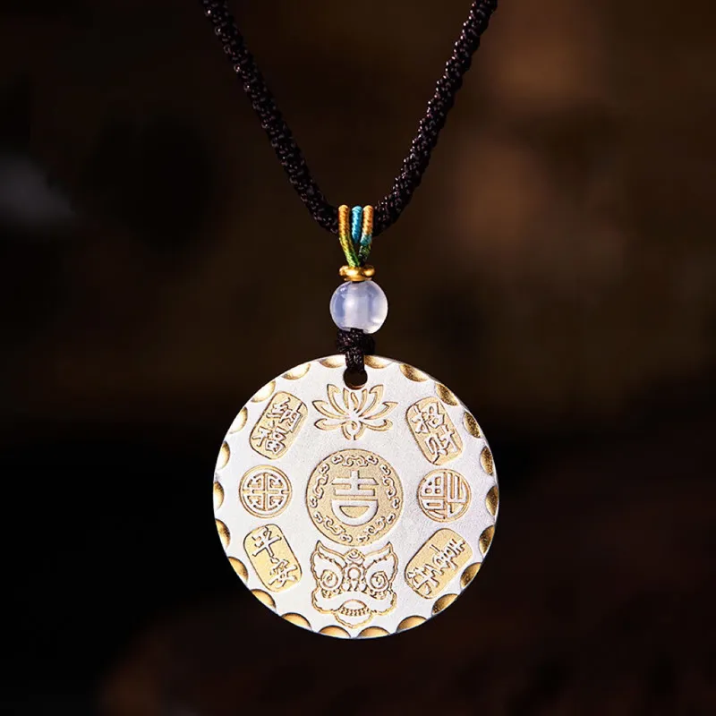 Brahmacharya 999 Fine Silver Necklaces Unisex-1