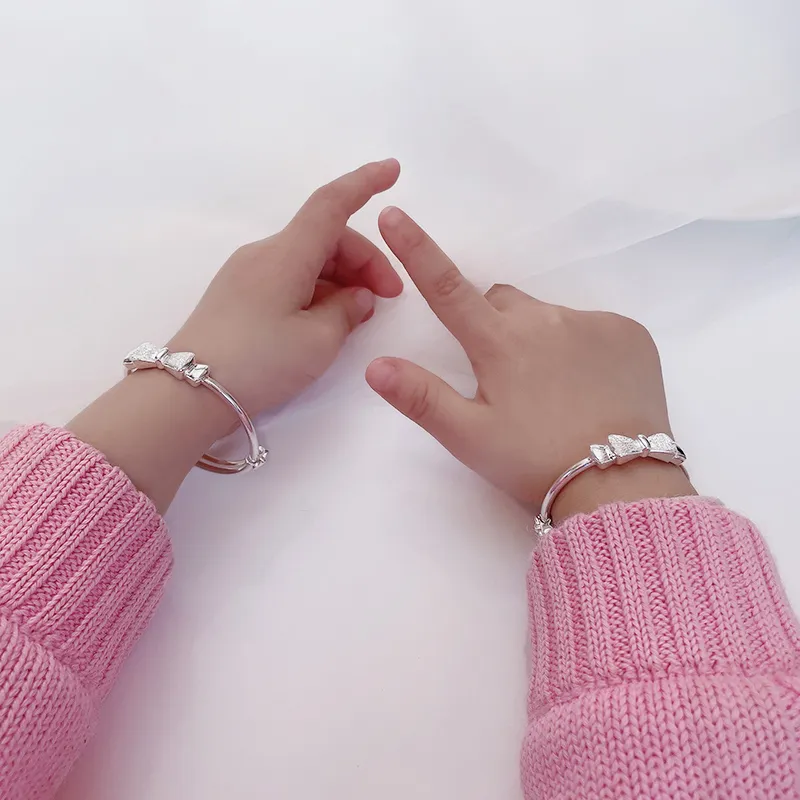Brahmacharya 999 Fine Silver Bangles Kids'-4
