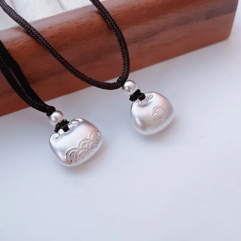 Brahmacharya 999 Fine Silver Necklaces Unisex-9