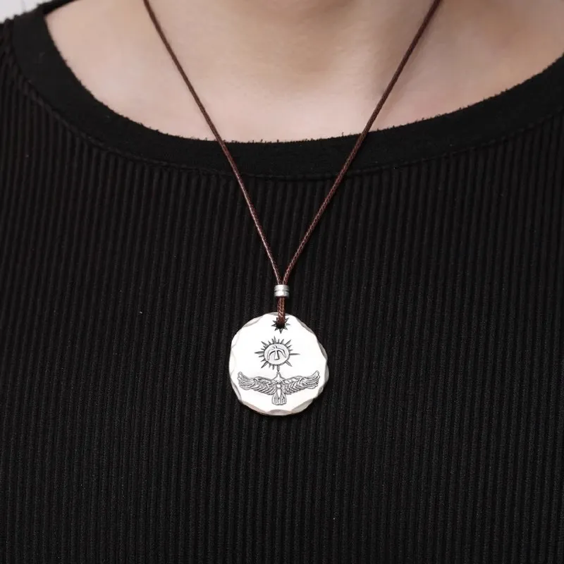 Brahmacharya 999 Fine Silver Pendants Unisex-4