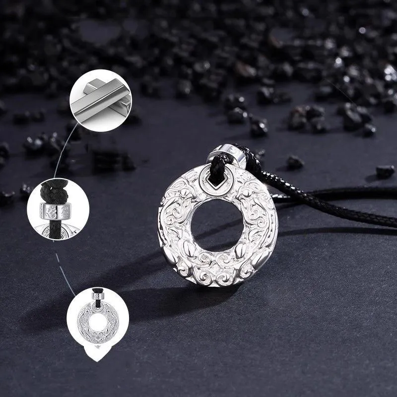 Brahmacharya 999 Fine Silver Necklaces Unisex-4