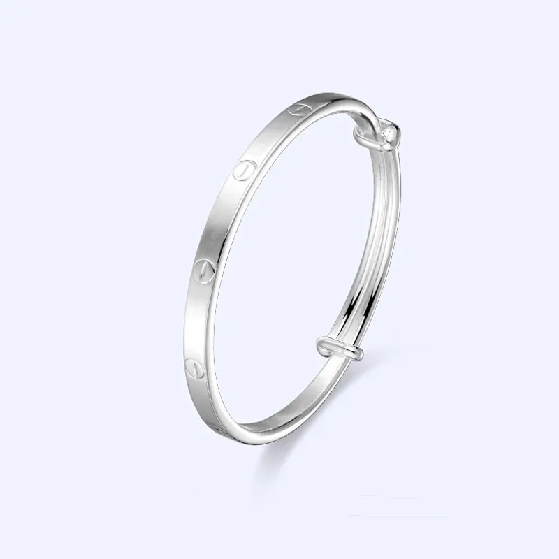 Brahmacharya 999 Fine Silver Bangles Women's-4