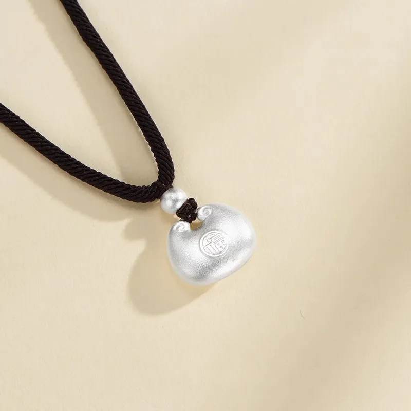 Brahmacharya 999 Fine Silver Necklaces Unisex-4