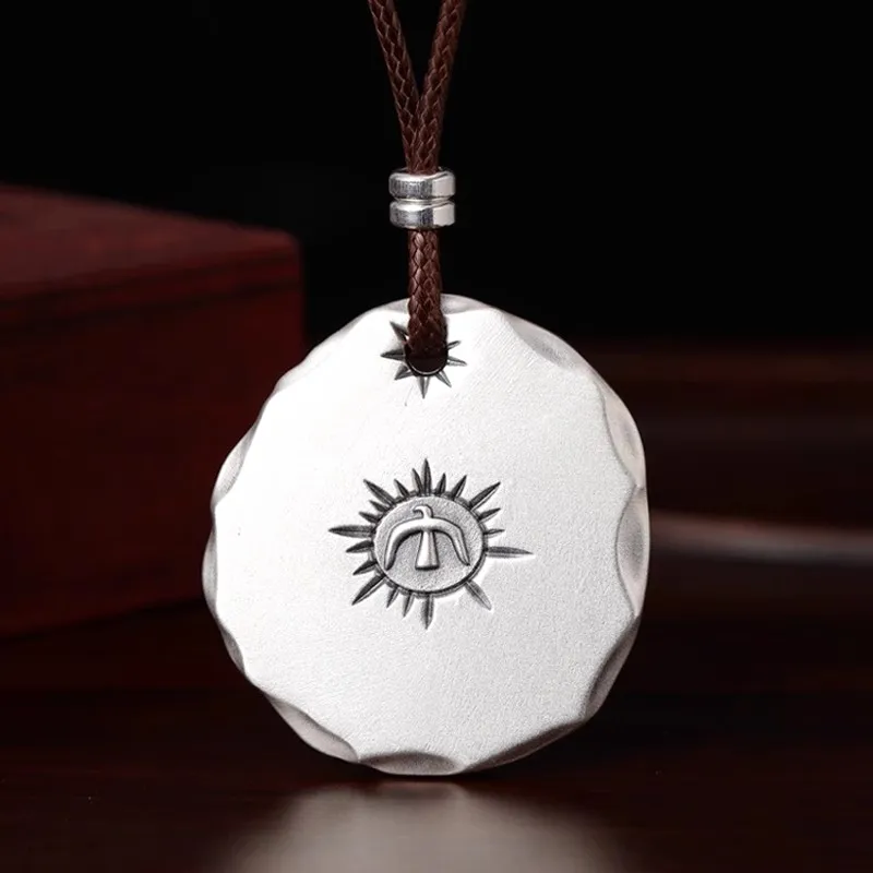 Brahmacharya 999 Fine Silver Pendants Unisex-2