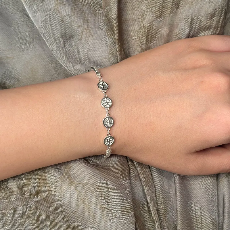 Brahmacharya 999 Fine Silver Bracelets Women's-4