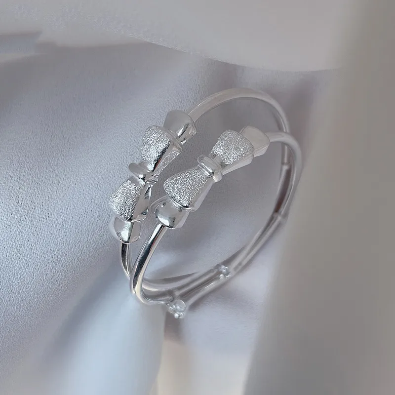 Brahmacharya 999 Fine Silver Bangles Kids'-3