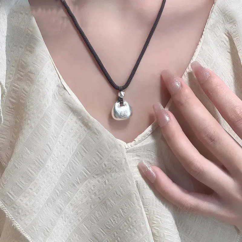 Brahmacharya 999 Fine Silver Necklaces Unisex-2