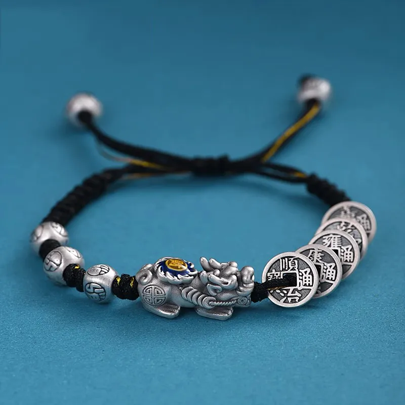 Brahmacharya 999 Fine Silver Bracelets Unisex-1