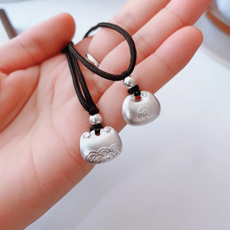 Brahmacharya 999 Fine Silver Necklaces Unisex-10