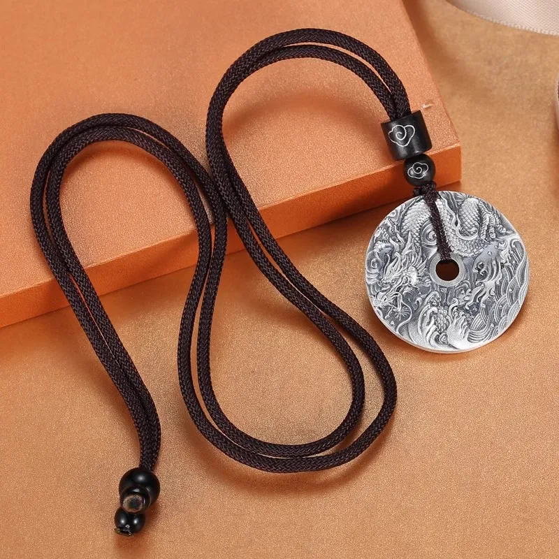 Brahmacharya 999 Fine Silver Pendants Unisex-3