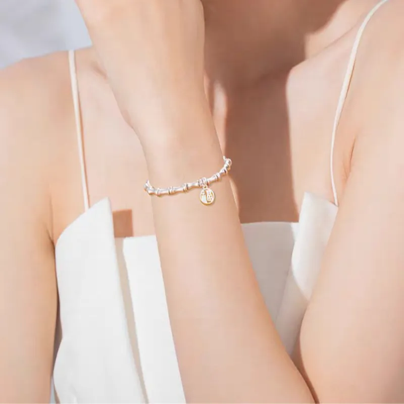 Brahmacharya 999 Fine Silver Bracelets Women's-4