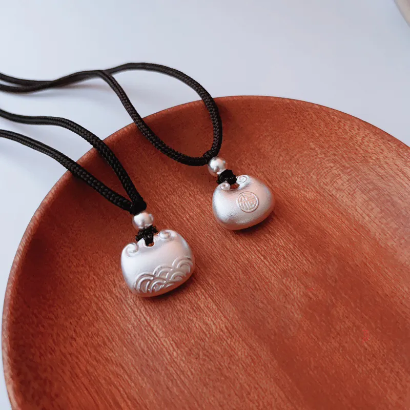 Brahmacharya 999 Fine Silver Necklaces Unisex-8