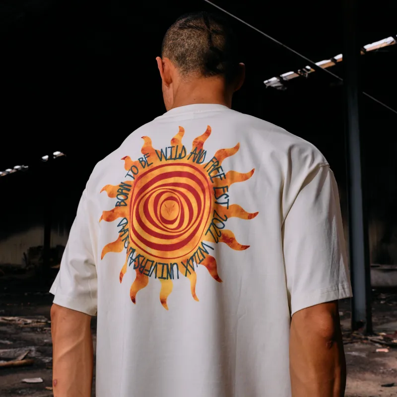 WILDX Summer Basic LOGO Short Sleeved T Shirts Unisex-56