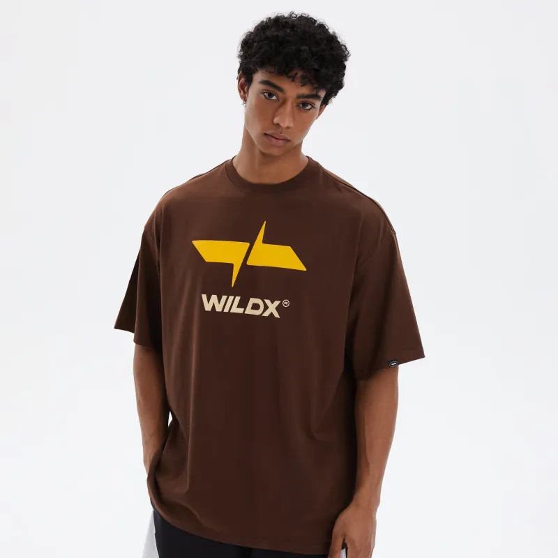 WILDX Summer Basic LOGO Short Sleeved T Shirts Unisex-26