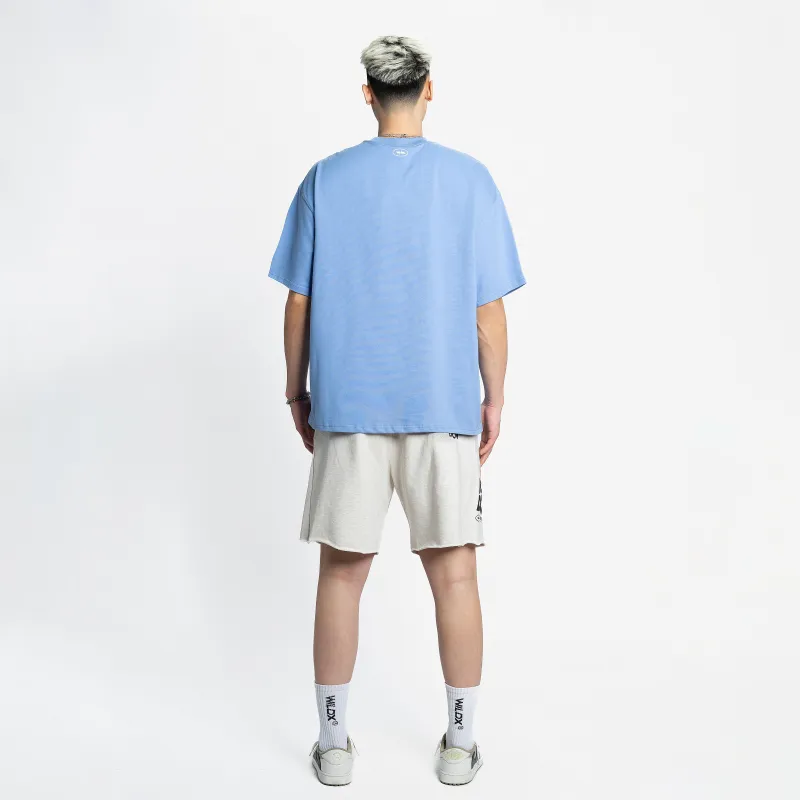 WILDX Summer Basic LOGO Short Sleeved T Shirts Unisex-34