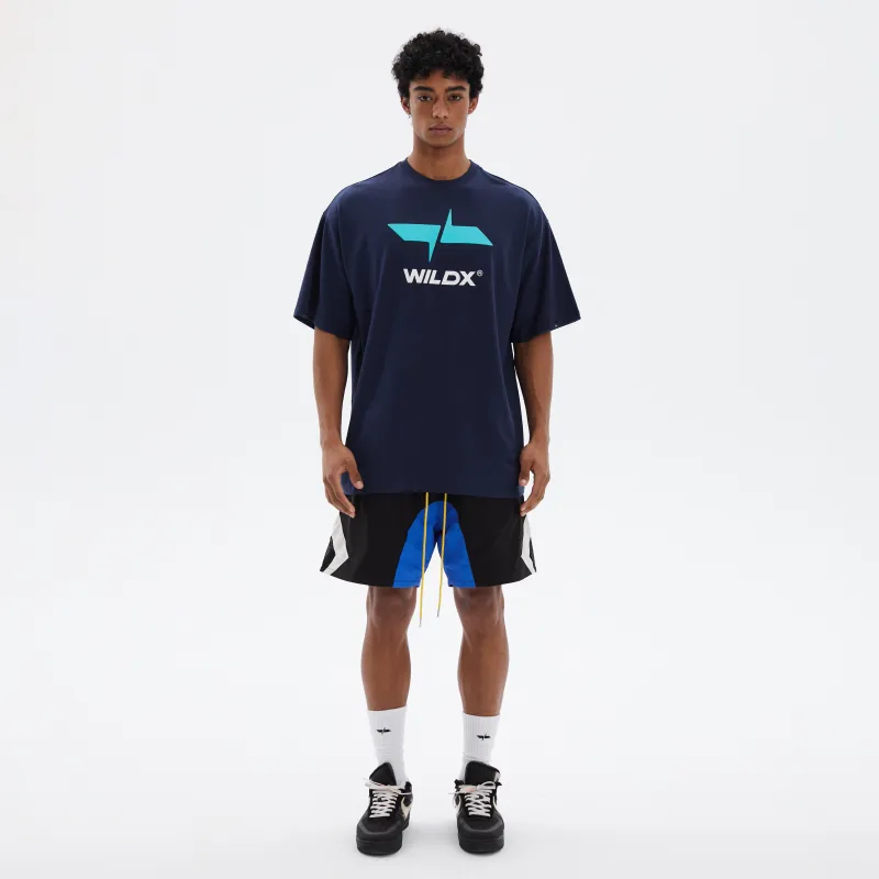 WILDX Summer Basic LOGO Short Sleeved T Shirts Unisex-14