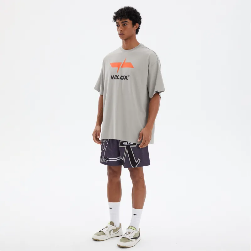 WILDX Summer Basic LOGO Short Sleeved T Shirts Unisex-11