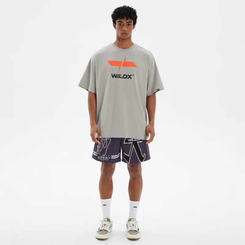 WILDX Summer Basic LOGO Short Sleeved T Shirts Unisex-8