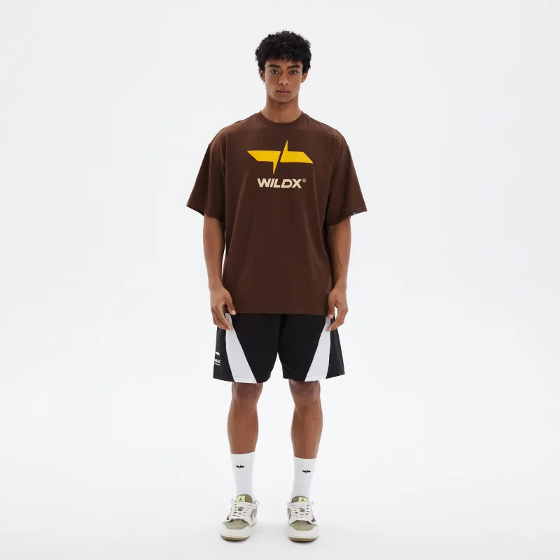 WILDX Summer Basic LOGO Short Sleeved T Shirts Unisex-25