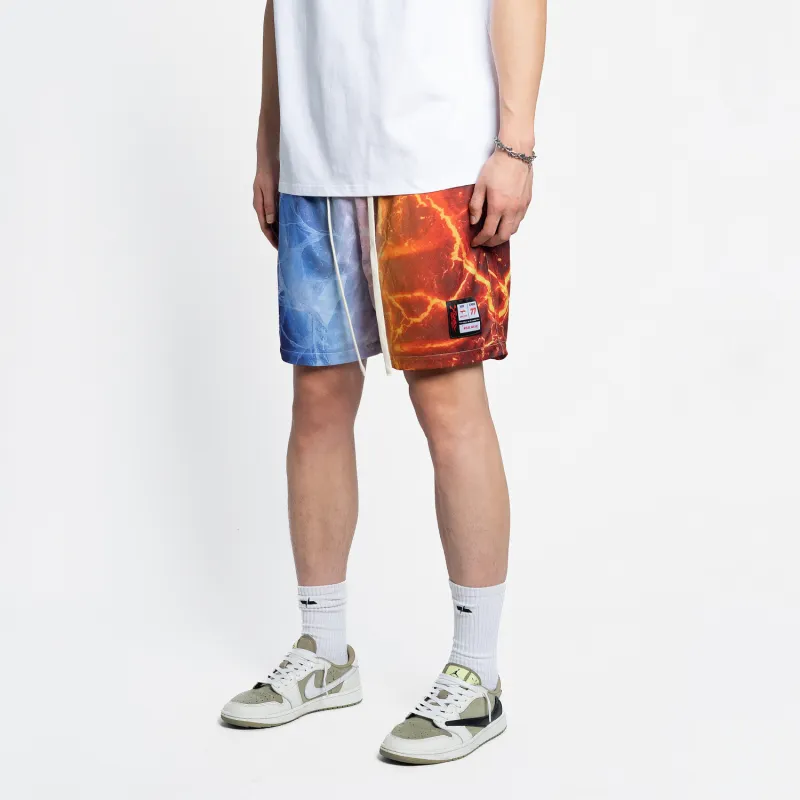 WILDX Casual Shorts Unisex Ice Flame-3