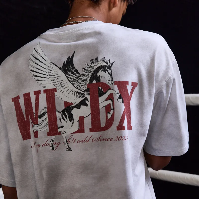 WILDX T Shirt Unisex Batik Gray-3