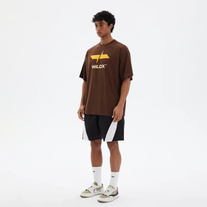 WILDX Summer Basic LOGO Short Sleeved T Shirts Unisex-28