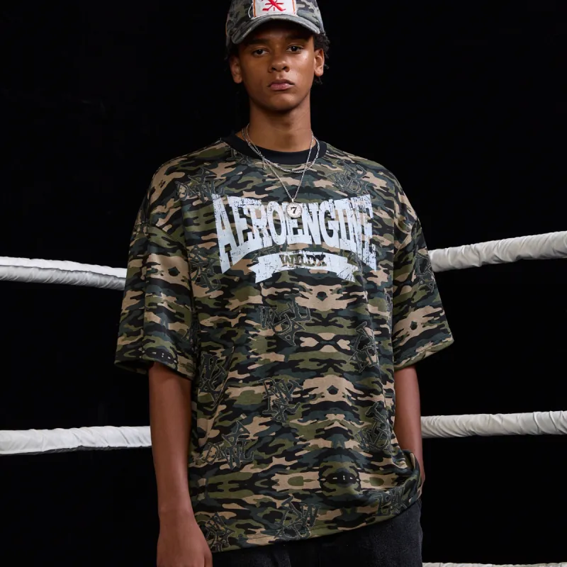 WILDX T Shirts Unisex Turbo Camouflage-2